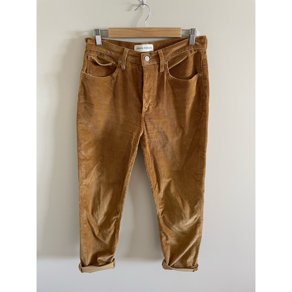 Aritzia Denim Forum The Yoko High Rise Slim Corduroy Size 30 - Picture 3 of 11